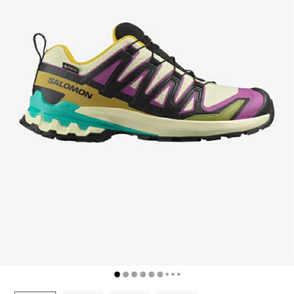 NWOT Salomon Purple and Teal Trail Shoes